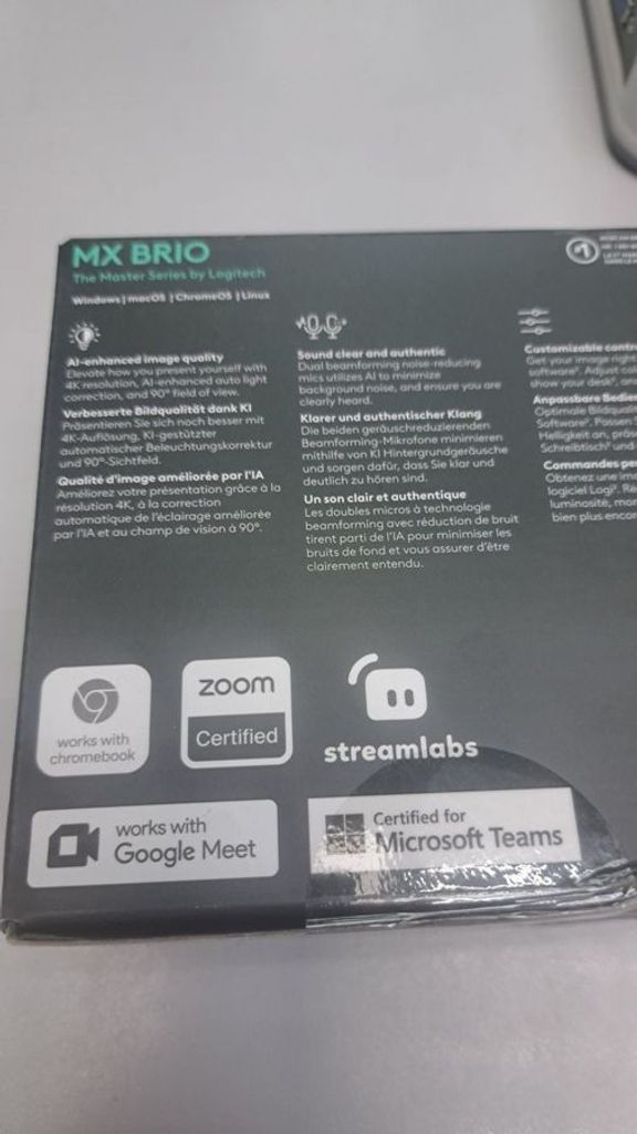 Дешиво Logitech mx brio 4k с ломбарда