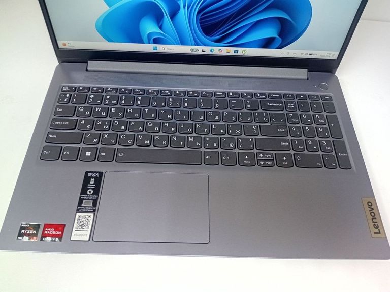 Lenovo 15/ryzen 5 7520u ddr5/16gb ddr5/hdd *відсутній/ssd 512 gb/*інтегрована Код:01-200892176. Зображення 12