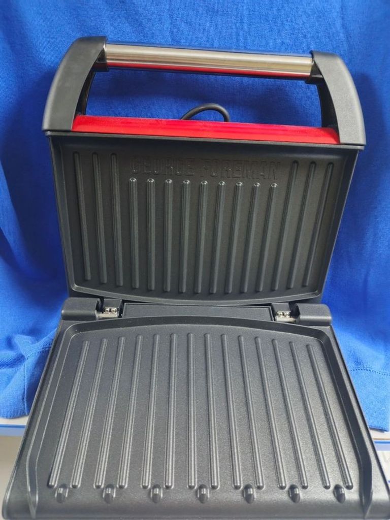 Купить George foreman Family Steel Grill 25040-56 Б/У