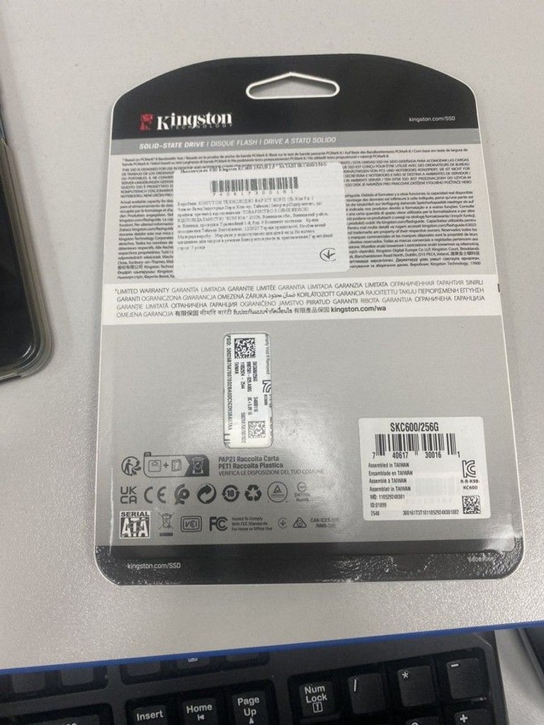 Объявление Kingston kc600 256 gb Б/У