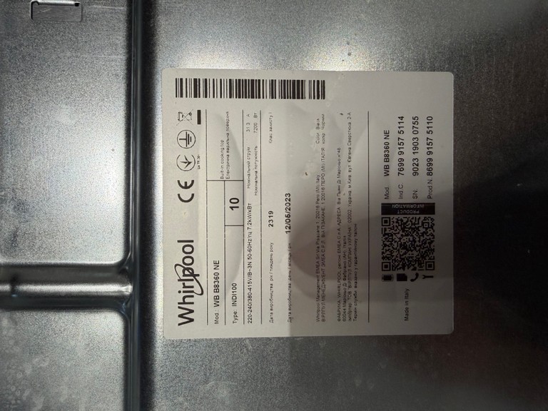 Whirlpool WB B8360 NE Код:null. Зображення 7