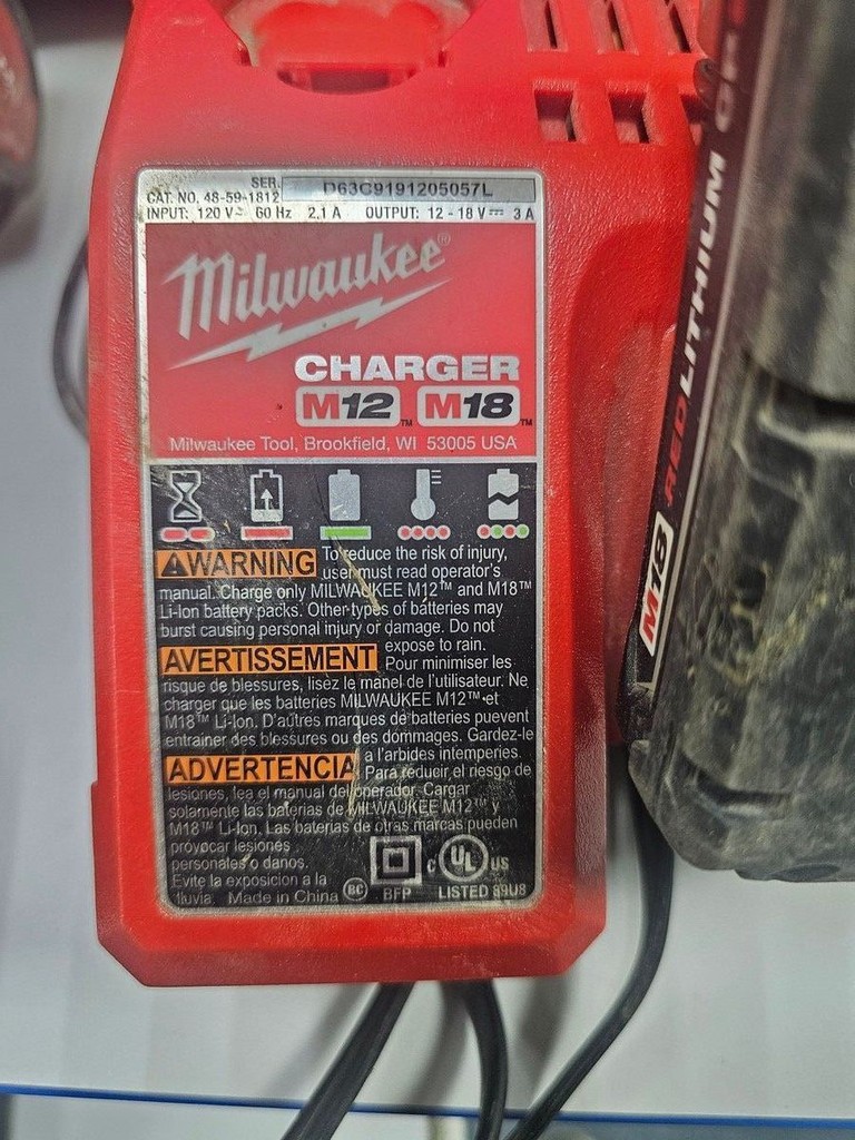 Milwaukee m12 fuel 2504-20 + impact driver 2553-20 + 1 акб 4ah +1 акб 2ah + зп Код:01-200932051. Зображення 5