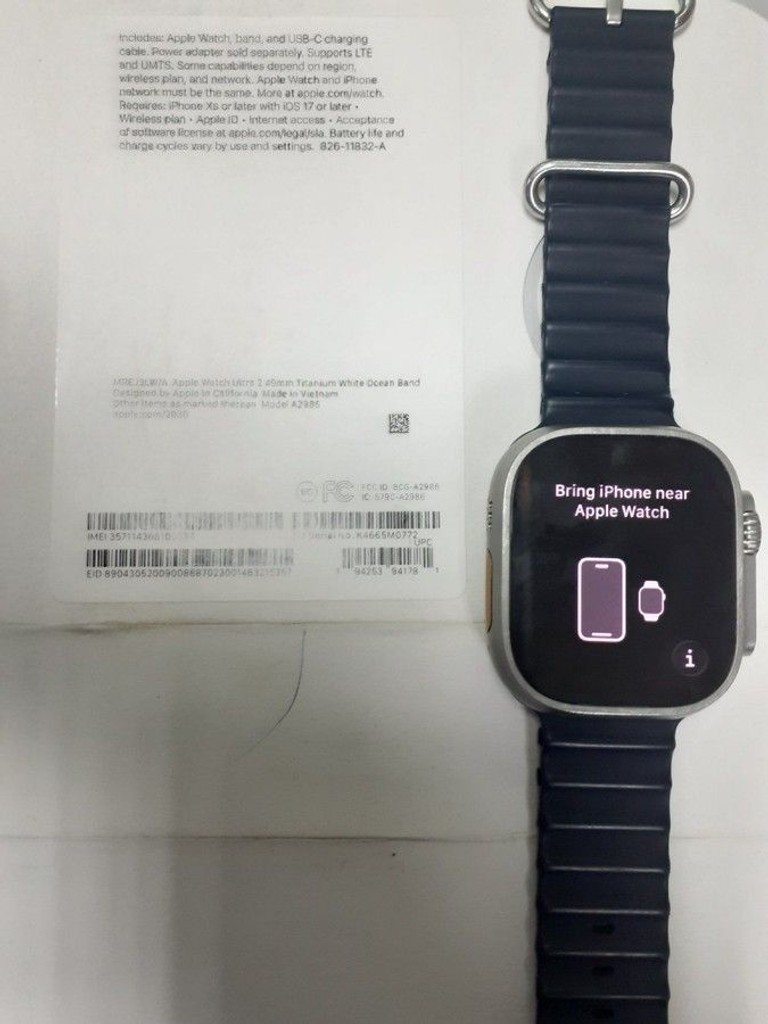 Apple watch ultra 2 gps + cellular 49mm titanium case Код:01-200950560. Зображення 6