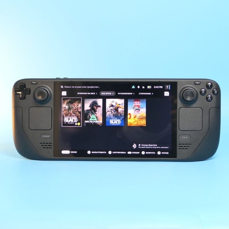 Купити Steam Deck 512 ГБ OLED + Гарантія, Кишенькова ігрова приставка, ігрова консоль портативна. Нова. Б/У