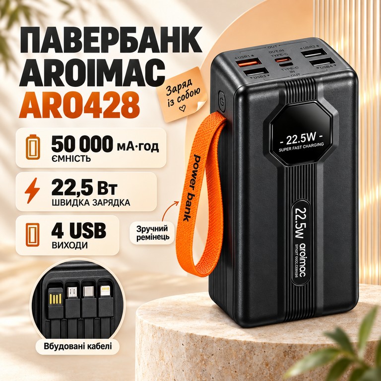 Купити Aroimac ARO428 50000 мАг  Б/У
