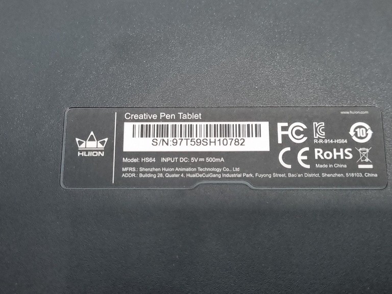 Объявление Huion hs64 Б/У