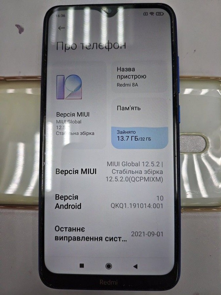 Оголошення Xiaomi Redmi 8A 2/32GB Black Б/У