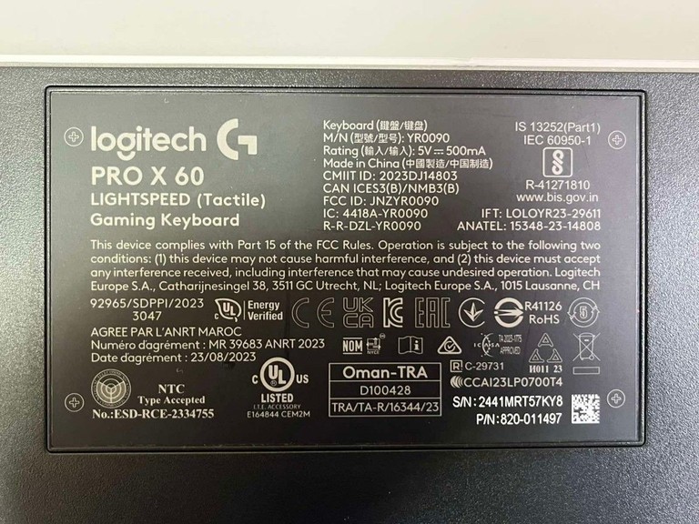 Розпродаж Logitech g pro x 60 lightspeed, продавець Техноскарб