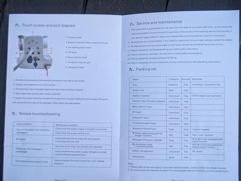 Косметологічний комбайн гідродермабразиї та ліфтингу SPA 6.0 5в1 HW beauty equipment. Новий. Код:null. Изображение 9