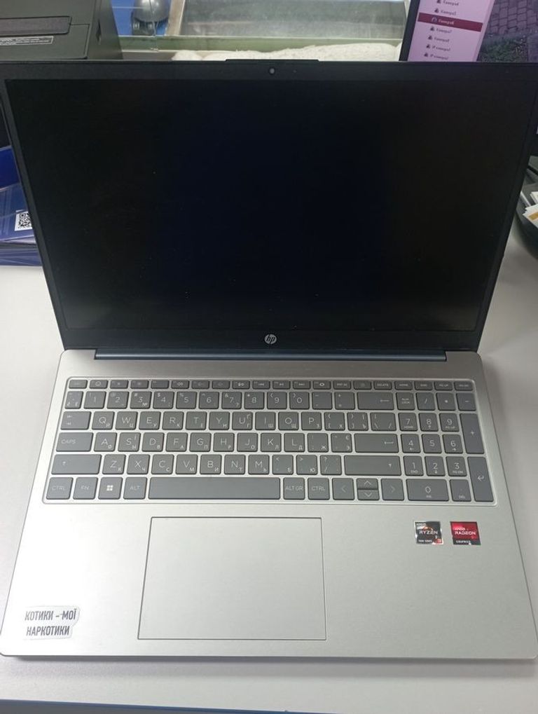 Hp 15/ryzen 3 7320u ddr5/8gb ddr5/hdd *відсутній/ssd 512 gb/*інтегрована Код:01-200627065. Зображення 7