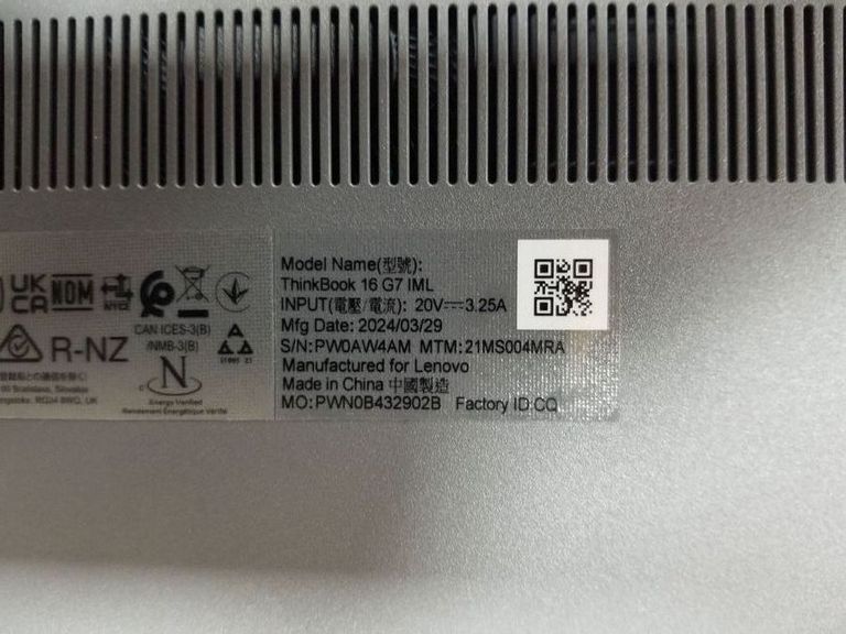 Розпродаж Lenovo 16/core ultra 5 125u s1 ddr5/32gb ddr5/ssd 1000 gb/*інтегрована, продавець Техноскарб