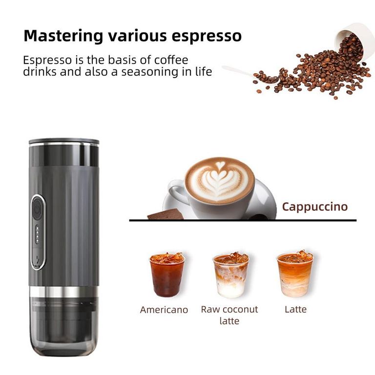 Portable Electric Espresso Coffee Machine CM-2088 Код:null. Изображение 11