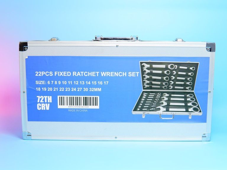 Объявление Професійний набір ріжково-накидних ключів з тріскачкою 22 шт Falon Tech 22 шт. (6-32) Новий. Б/У