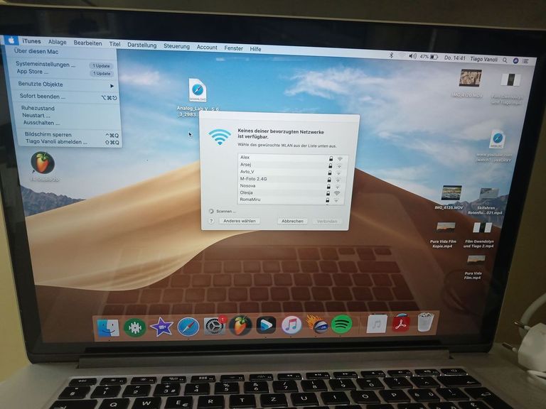 Объявление Apple macbook pro a1398 15,4" core i7 2.2ghz/ram 16gb/ssd256gb/intel iris pro Б/У