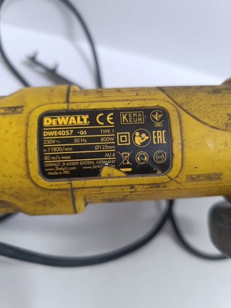 Оголошення Dewalt DWE4057 Б/У