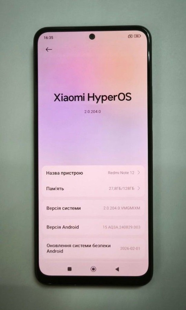 Оголошення Xiaomi redmi note 12 4/128gb Б/У