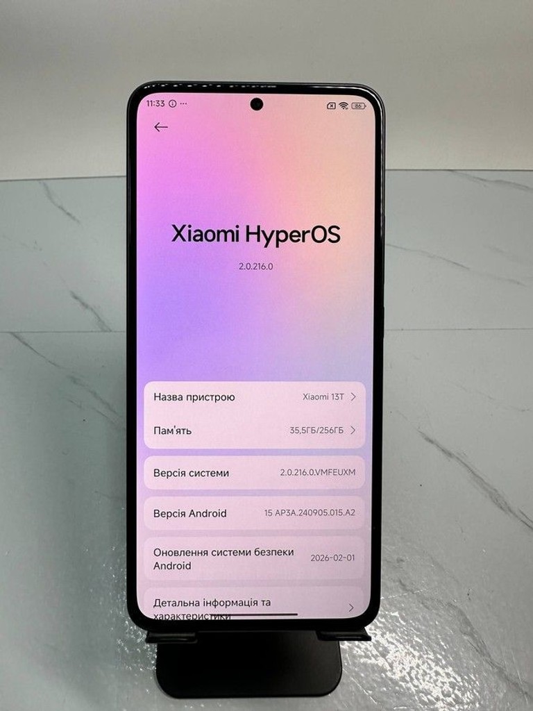 Оголошення Xiaomi 13T 8/256GB Black Б/У