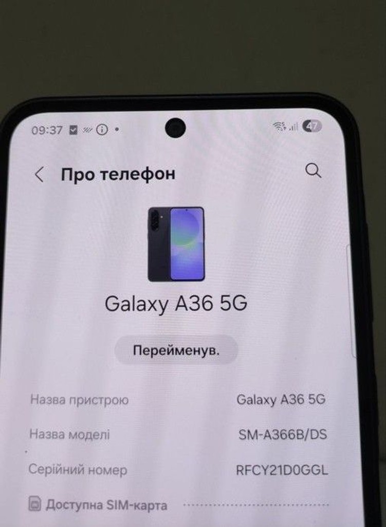 Samsung galaxy a36 5g 6/128gb Код:01-200973808. Зображення 8