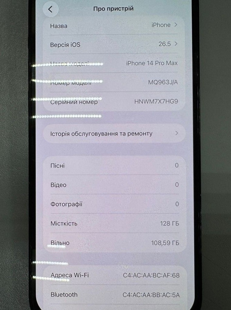 Оголошення Apple iphone 14 pro max 128gb Б/У