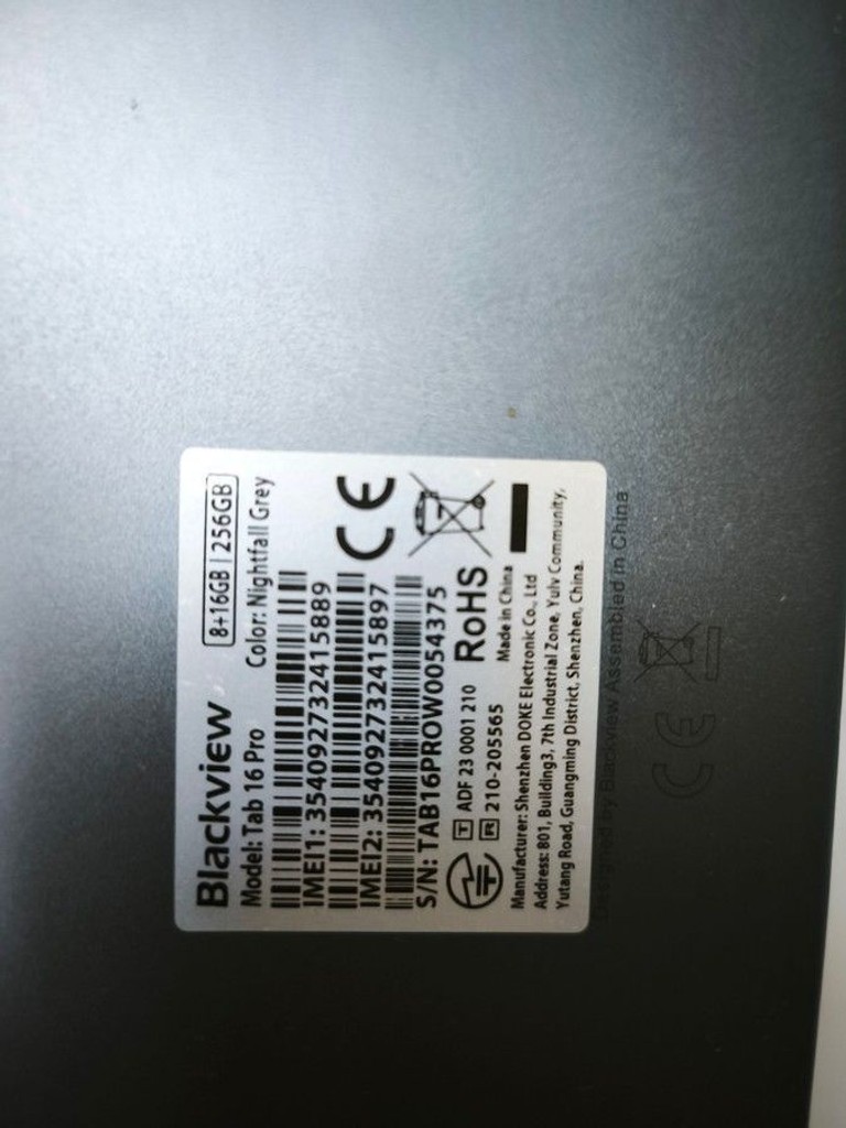 Blackview tab 16 pro 8/256gb Код:01-201077553. Изображение 8
