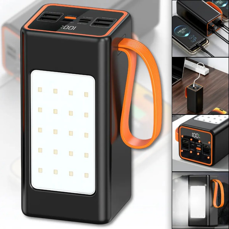 Купить Hoco JA88A 22.5W 100000 mAh з LED-ліхтариком і швидкою зарядкою  Б/У