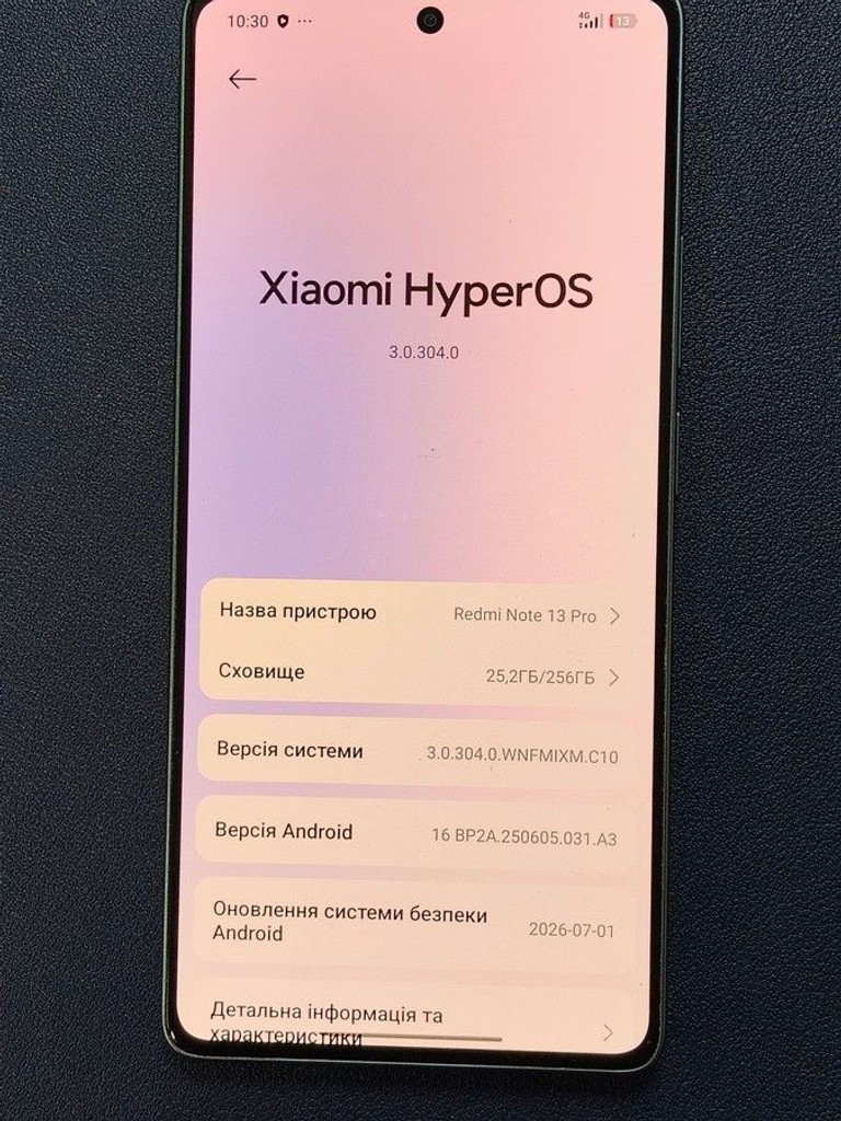 Дешево Xiaomi redmi note 13 pro 4g 8/256gb з ломбарду