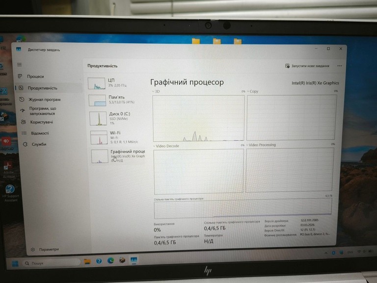 Розпродаж Hp 15/core i5-1145g7 ddr4/16gb ddr4/hdd *відсутній/ssd 256 gb/*інтегрована, продавець Техноскарб