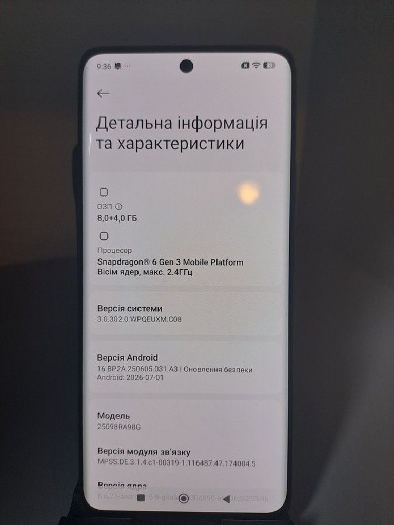 Xiaomi Redmi Note 15 5G 8/256GB Midnight Black Код:01-201143115. Зображення 8