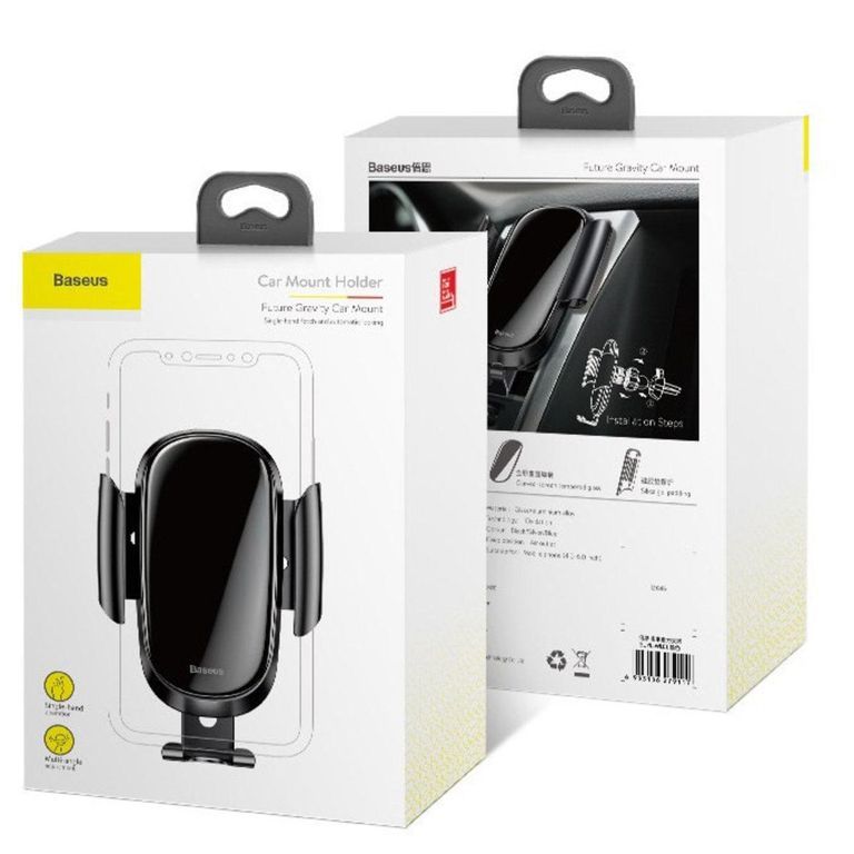 Купити Baseus Magnet Car Mount Black (SUGENT-MO01) Б/У