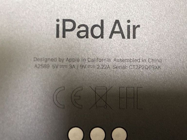 Apple iPad Air 2022 Wi-Fi + 5G 256GB Space Gray (MM713, MM7E3) Код:01-200611961. Изображение 6