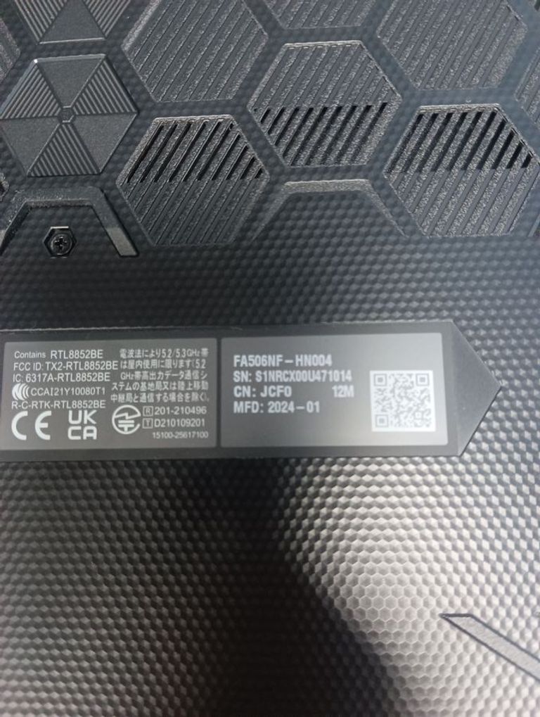 Asus 15/ryzen 5 7535hs ddr5/8gb ddr5/hdd *відсутній/ssd 512 gb/geforce rtx2050 4gb Код:01-200555828. Зображення 5