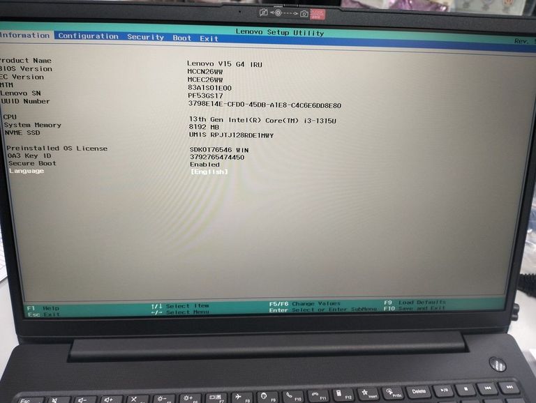Оголошення Lenovo core i3-1315u ddr5/8gb ddr5/ssd 128 gb/*інтегрована Б/У