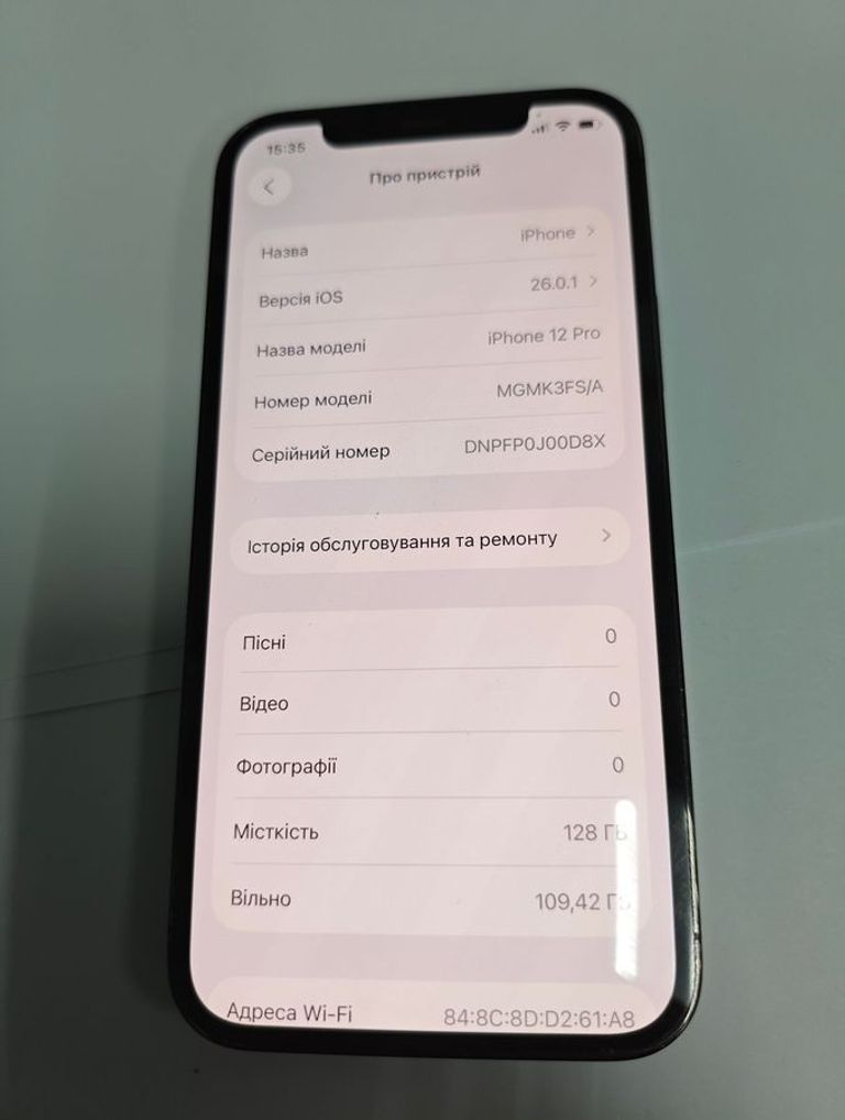 Apple iphone 12 pro 128gb Код:01-200762306. Зображення 6