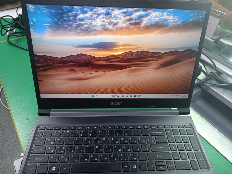 Объявление Acer 15/ryzen 5 5500u ddr4/8gb ddr4/ssd 512 gb/geforce gtx1650 4gb Б/У