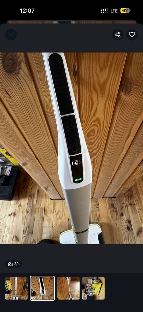 Оголошення Продам миючий пилосос (електрошвабра) KARHER Б/У