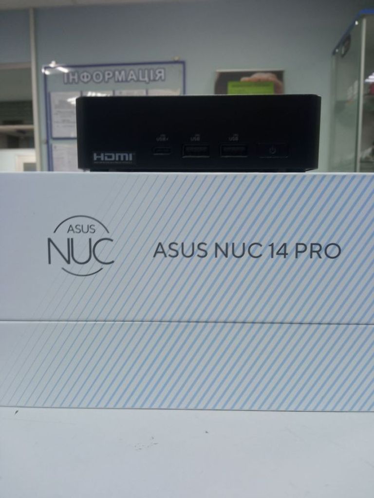 Объявление Asus nuc 14 pro/core 3 100u/ram16gb ddr5/ssd256gb Б/У