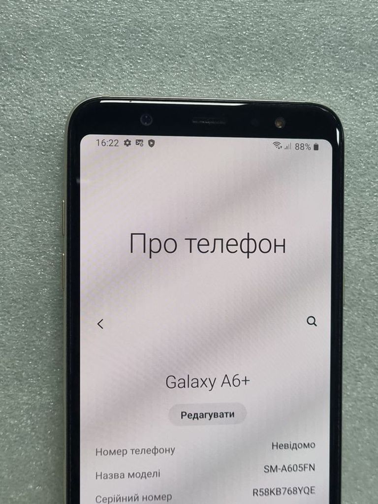 Дешево Samsung galaxy a6+ sm-a605 з ломбарду