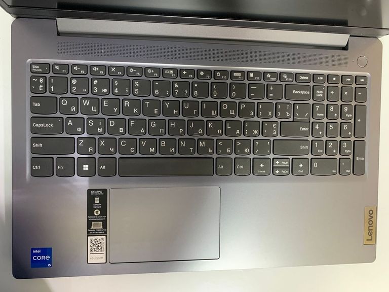Дешиво Lenovo 15/core i5-12450h ddr5/16gb ddr5/ssd 512 gb/*інтегрована с ломбарда
