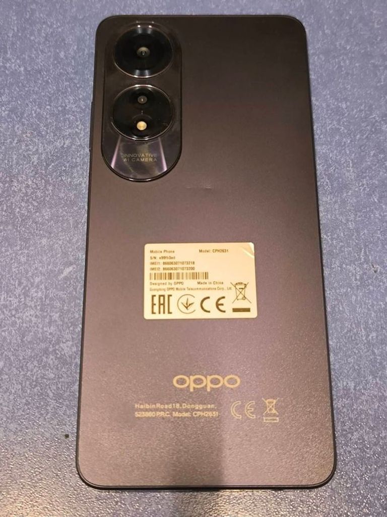 Объявление Oppo a60 8/256gb Б/У