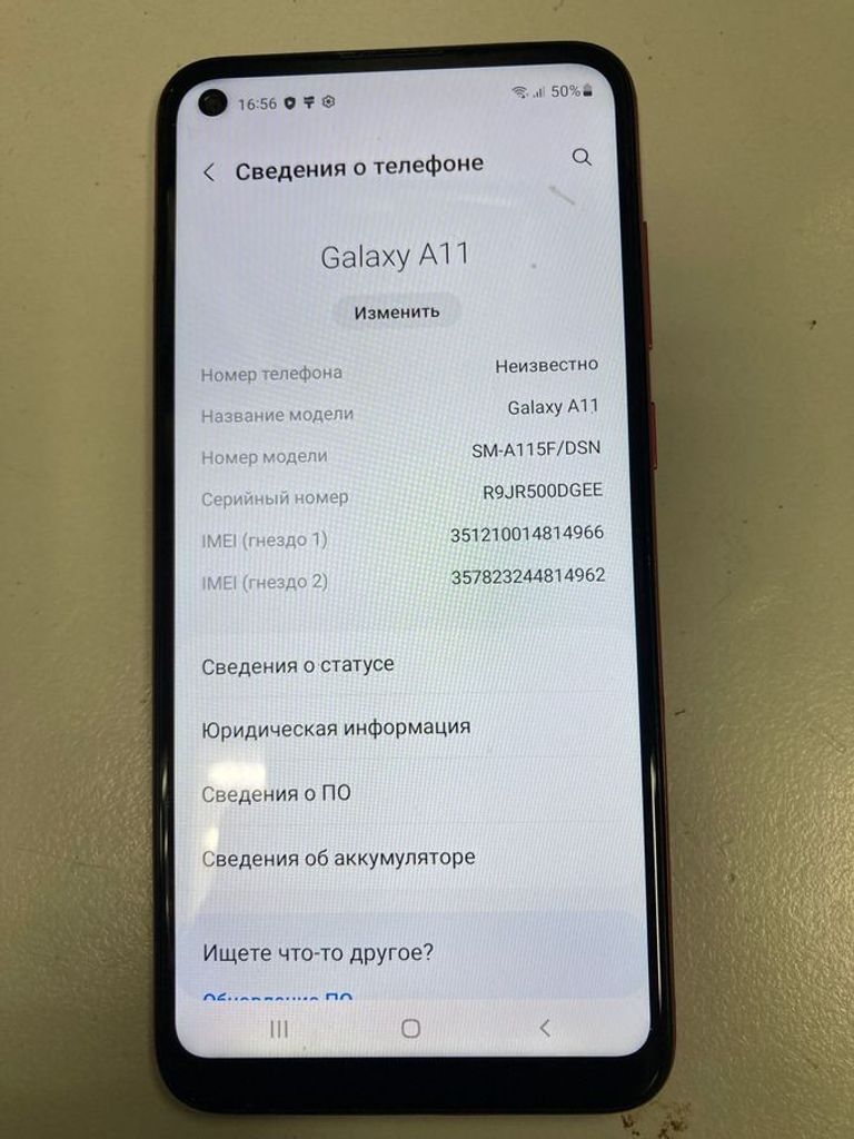 Дешиво Samsung galaxy a11 2/32gb sm-a115f с ломбарда