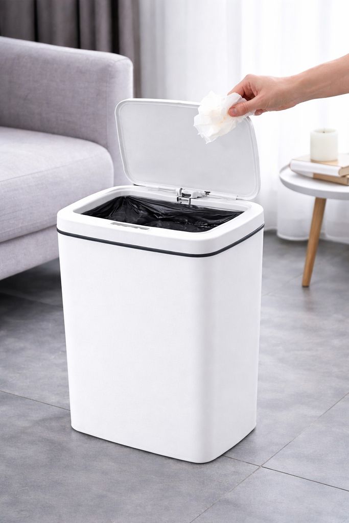 зі смарт-датчиком Smart trash can 10 л Код:null. Зображення 5