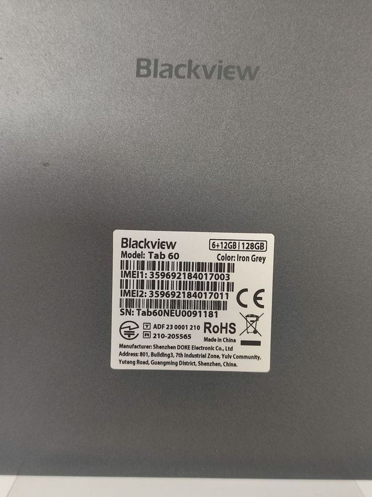 Blackview tab 60 6/128gb lte Код:01-200885143. Изображение 7