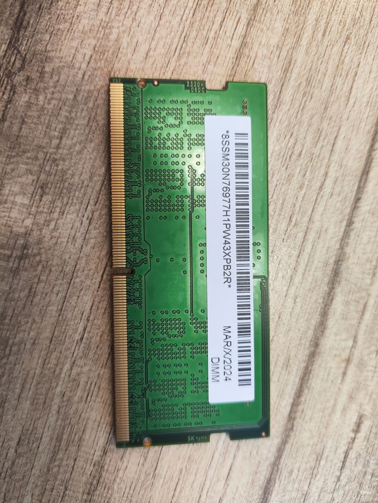 Объявление Sk hynix 8 GB SO-DIMM DDR5 5600 MHz (HMCG66AGBSA092N) Б/У