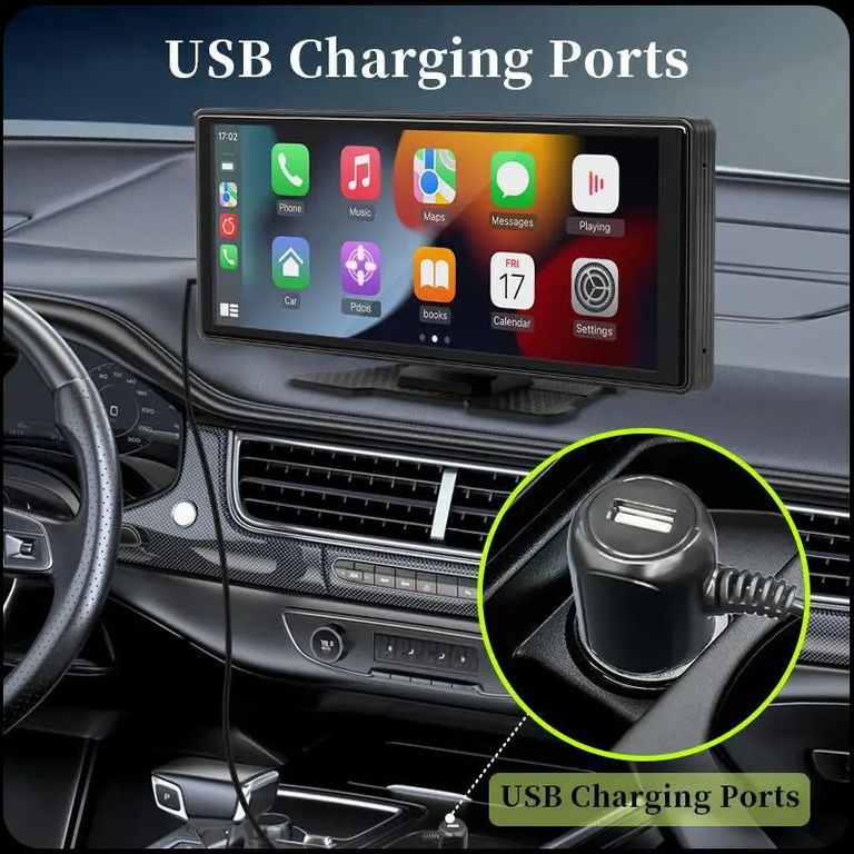 Оголошення Auto TV 10 дюймів з камерою CarPlay та Android Auto Б/У