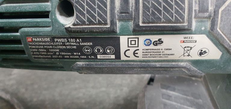 Розпродаж Parkside PWBS 180 A1, продавець Техноскарб