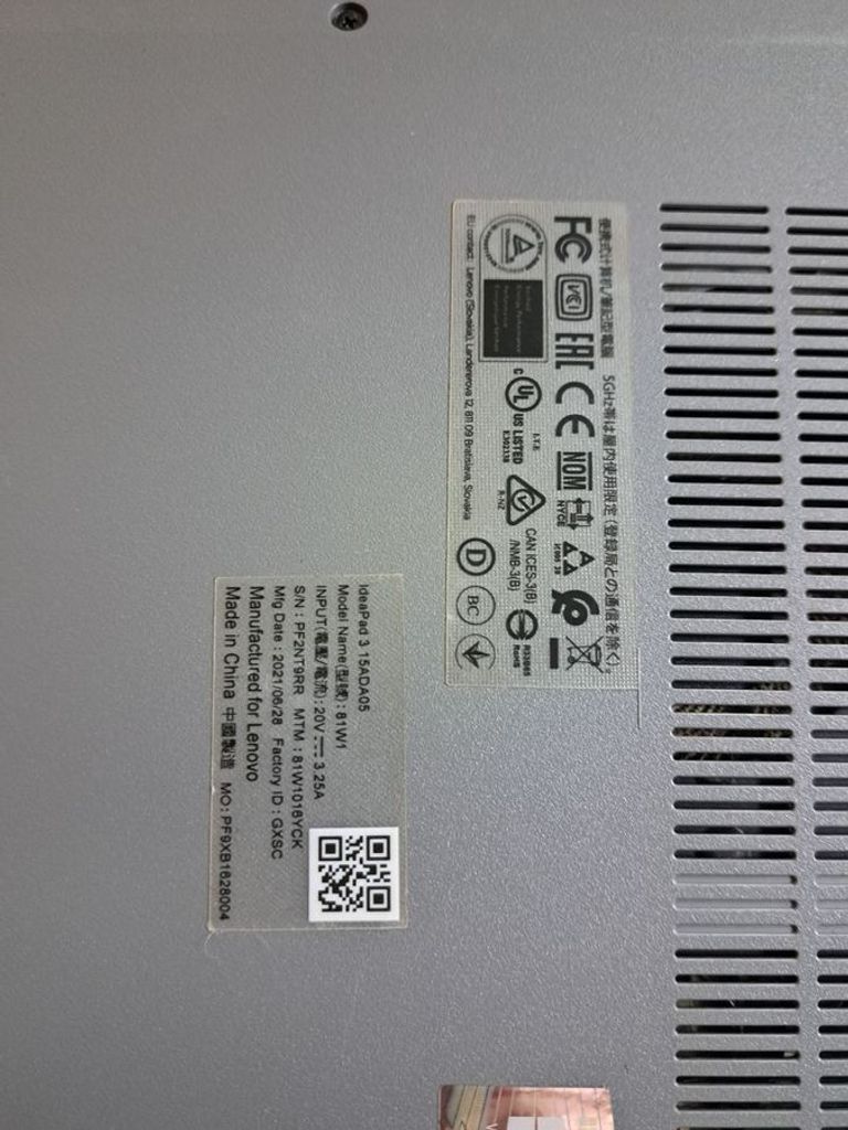 Розпродаж Lenovo 15/ryzen 5 3500u ddr4/8gb ddr4/ssd 512 gb/*інтегрована, продавець Техноскарб