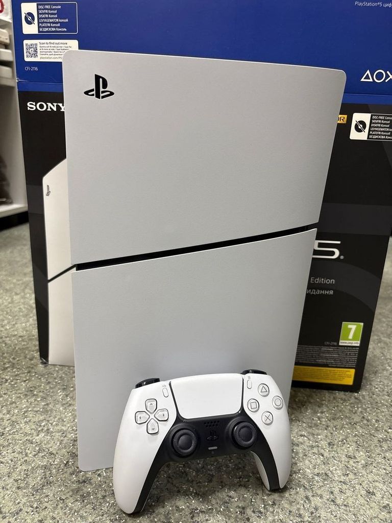 Купить Sony PlayStation 5 Slim Digital Edition 825GB White (1000040658) Б/У