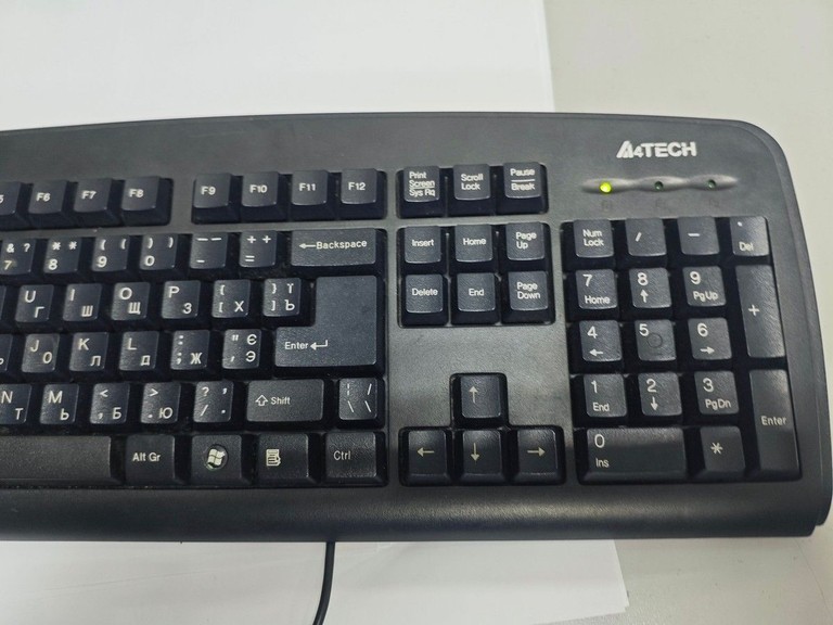 Оголошення A4tech KB-720 USB Black Б/У