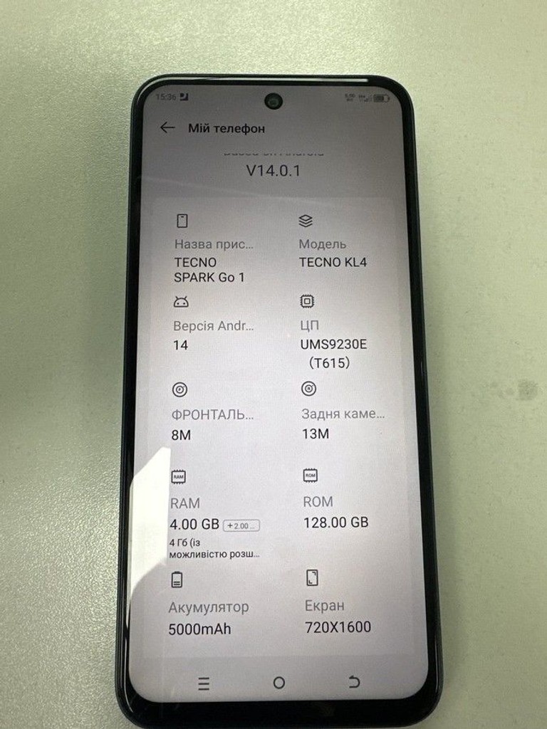 Купить Tecno spark go 1 kl4 4/128gb Б/У