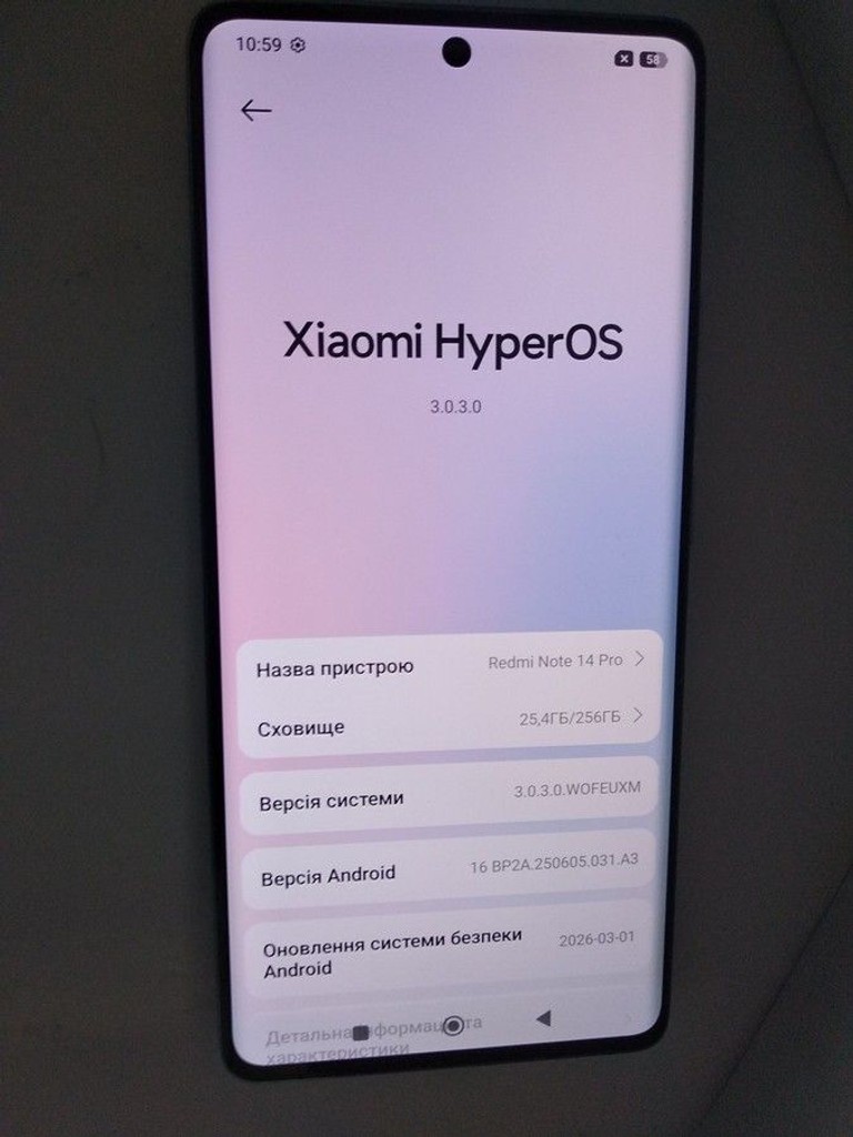 Xiaomi redmi note 14 pro 8/256gb Код:01-201025212. Изображение 7